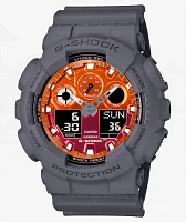 G-Shock GA100FL-8A Black & Red Vapor Analog & Digital Watch