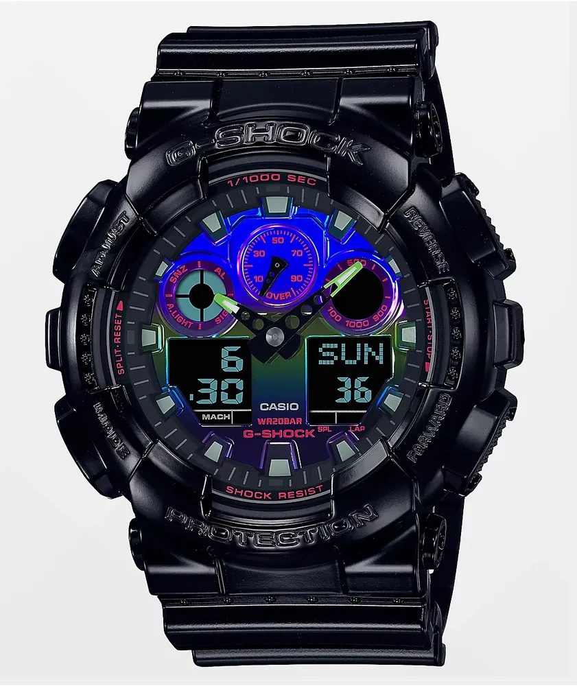 G-Shock GA100RGB-1A Black & Multi Watch