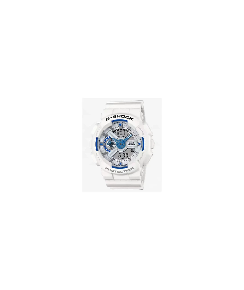 G-Shock GA110HDS-7A White & Blue Analog & Digital Watch