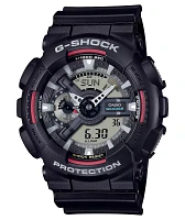 G-Shock GA110RL-1A Black & Red Analog & Digital Watch