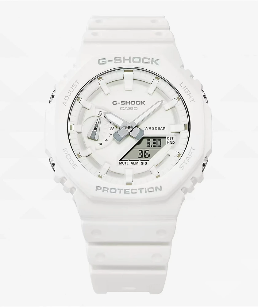 G-Shock GA2100-7A7 White Analog Watch