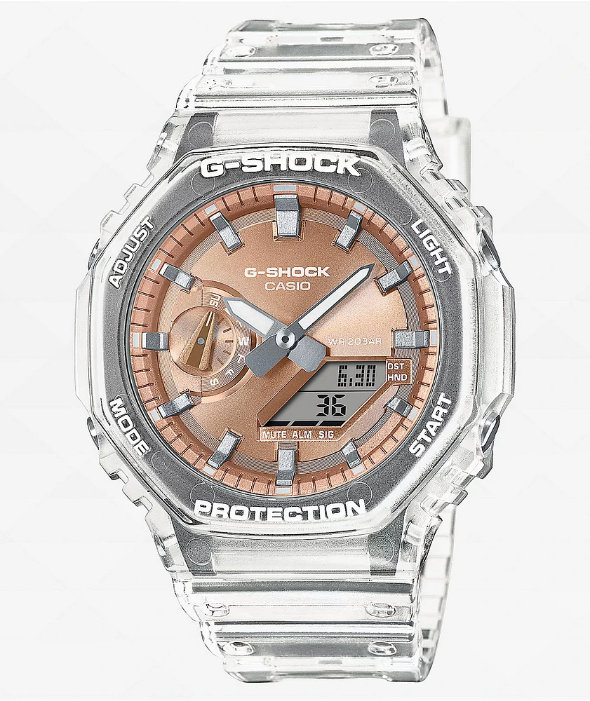 G-Shock GA2100BM-7A5 Clear & Bronze Analog & Digital Watch