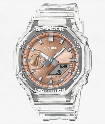 G-Shock GA2100BM-7A5 Clear & Bronze Analog & Digital Watch