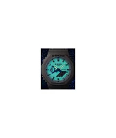 G-Shock GA2100HDS-7A White & Blue Analog & Digital Watch