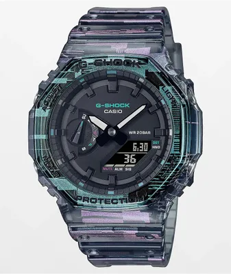 G-Shock GA2100NN-1A Analog & Digital Translucent Purple Watch