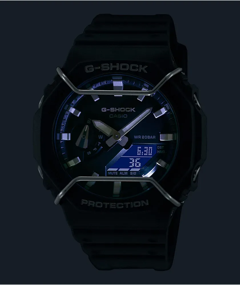 G-Shock GA2100PTS-8A Black & Silver Watch