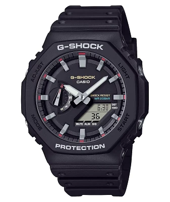 G-Shock GA2100RL-1A Black & Red Analog & Digital Watch