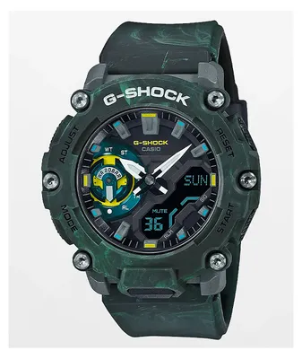G-Shock GA2200MFR-3A Mystic Forest Green Digital & Analog Watch