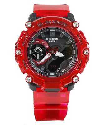 G-Shock GA2200SKL4A Transparent Red Digital & Analog Watch