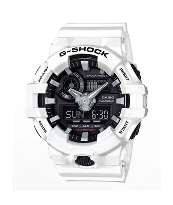 G-Shock GA700-7A White & Black Watch