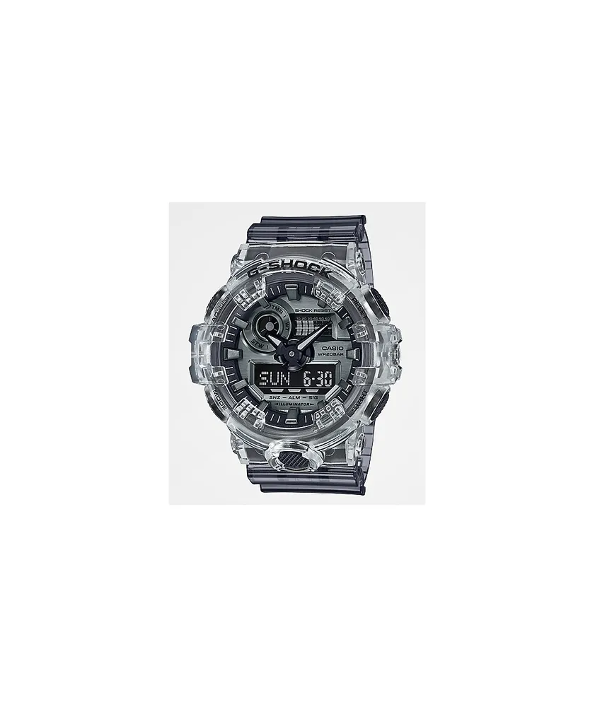 G-Shock GA700 Clear & Dark Grey Watch