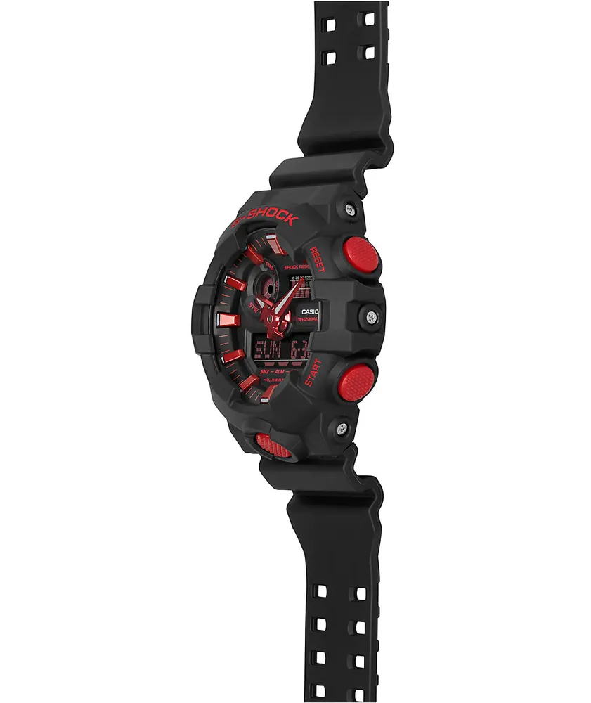 G-Shock GA700BNR-1A Black & Red Digital & Analog Watch