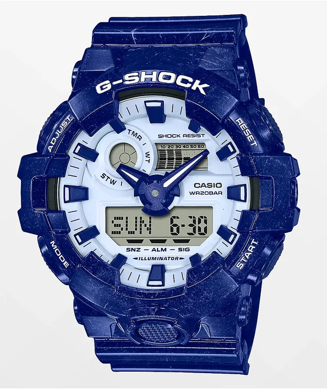 G-Shock GAB2100-2A Blue & Black Digital & Analog Watch