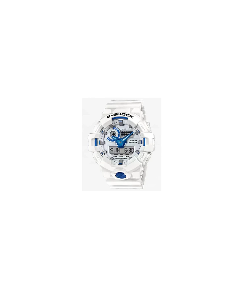 G-Shock GA700HDS-7A White & Blue Analog & Digital Watch