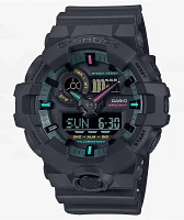 G-Shock GA700MF-1A Black & Multi Analog Watch