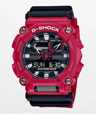 G-Shock GA900-4A Red Digital & Analog Watch