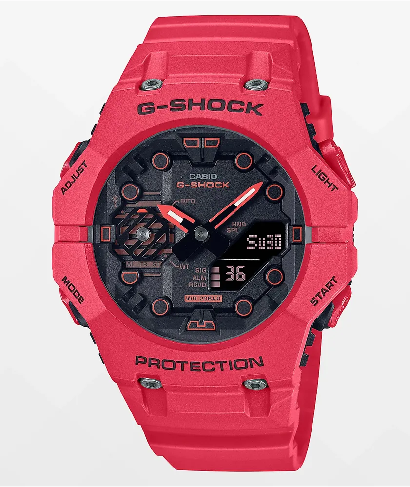 G-Shock GAB001-4A Red & Black Digital & Analog Watch