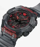 G-Shock GAB001G-1A Transparent Red Digitial & Analog Watch
