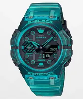 G-Shock GAB001G-2A Black & Transparent Blue Digital & Analog Watch