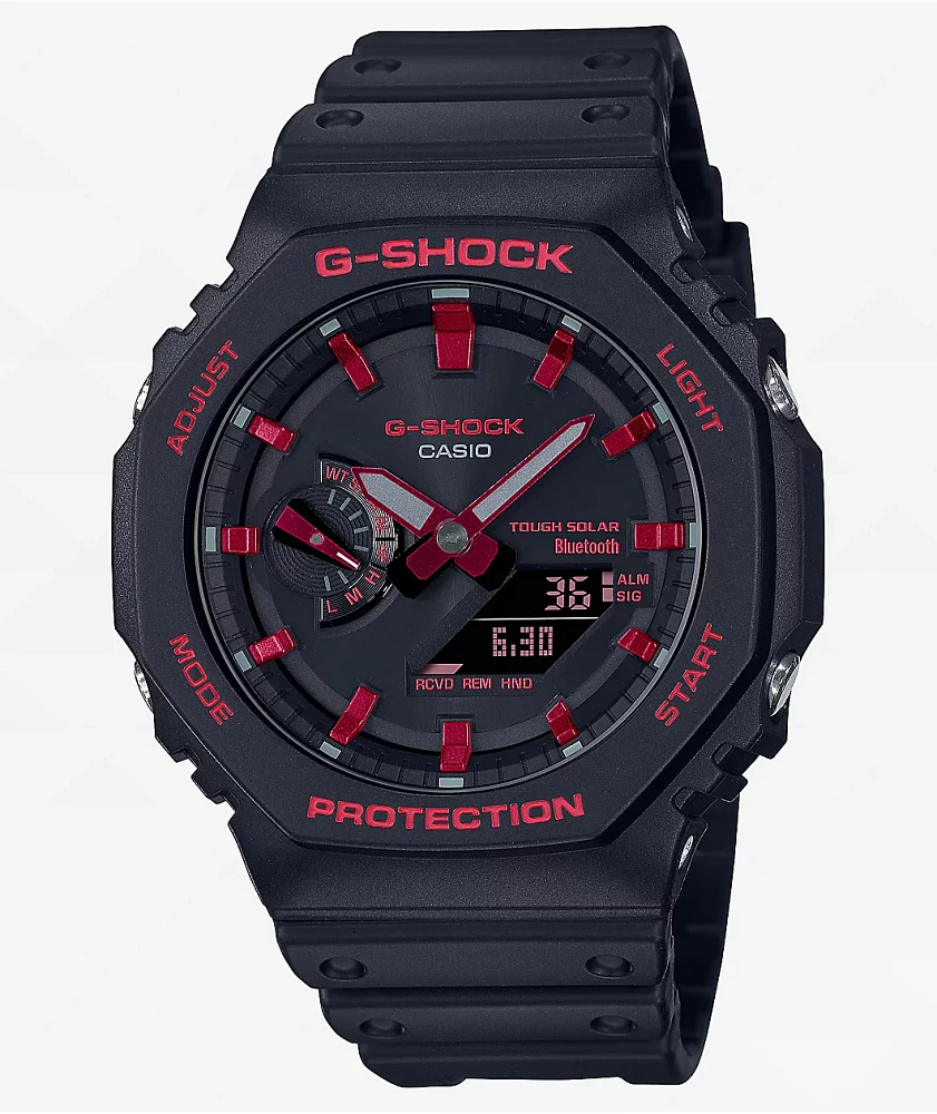 G-Shock GAB2100BNR-1A Black & Red Analog & Digital Watch