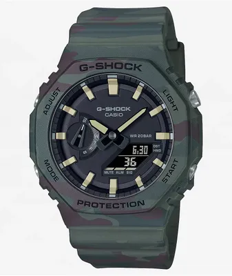 G-Shock GAE2100WE-3A Black & Camo Digital & Analog Watch