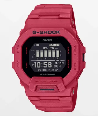 G-Shock GBD200 Burning Red Digital Watch