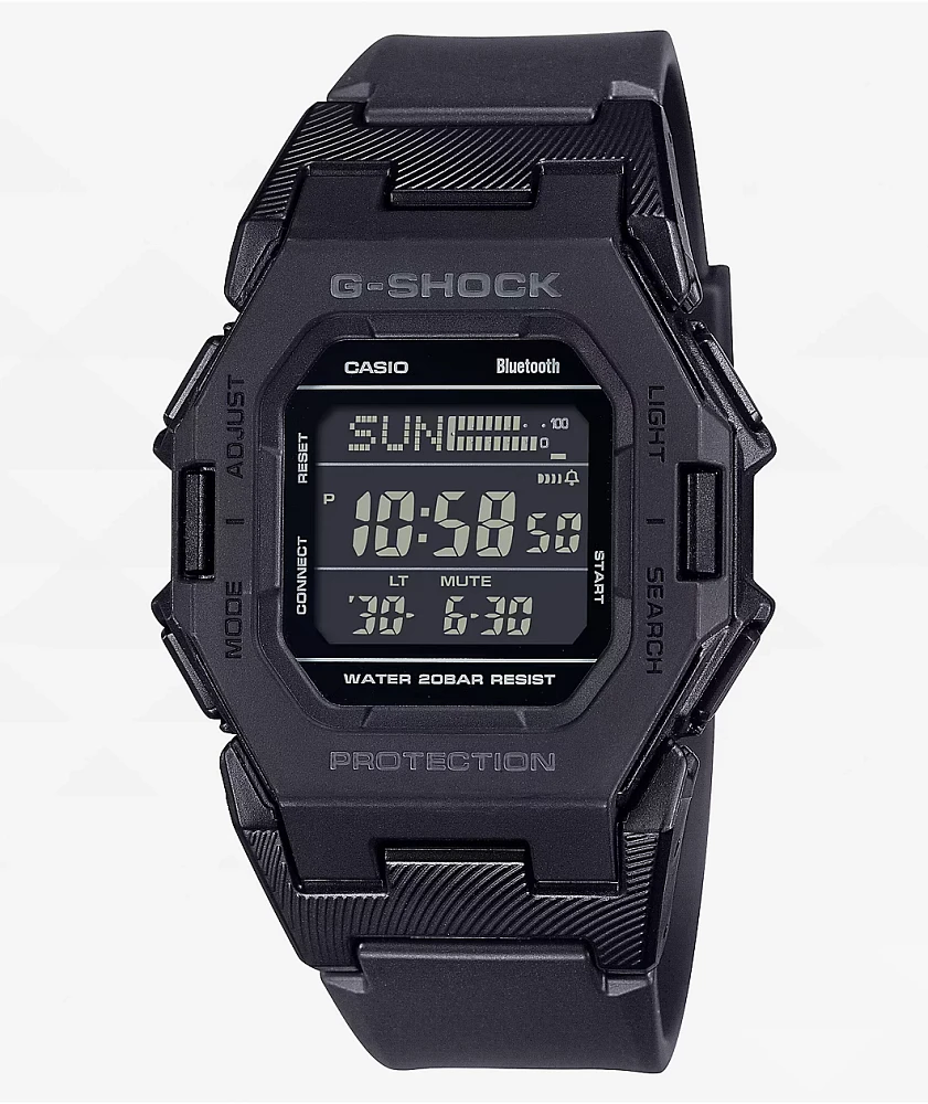 G-Shock GDB500-1 Black Bluetooth Digital Watch