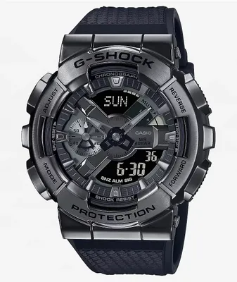 G-Shock GM110BB-1A Black & Silver Watch