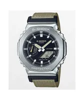 G-Shock GM2100-C5A Silver & Tan Analog & Digital Watch