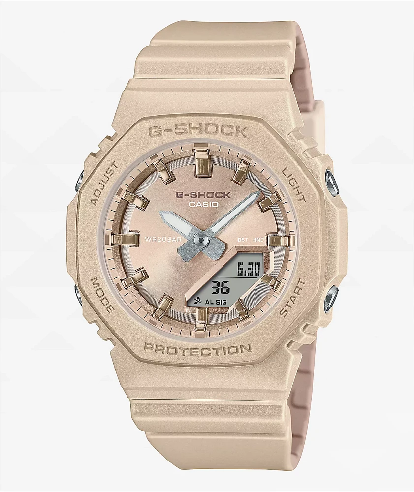 G-Shock GMAP2100ST-9A Tan Analog & Digital Watch