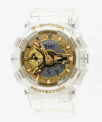 G-Shock GMAS110SG-7ACR Transparent & Gold Watch