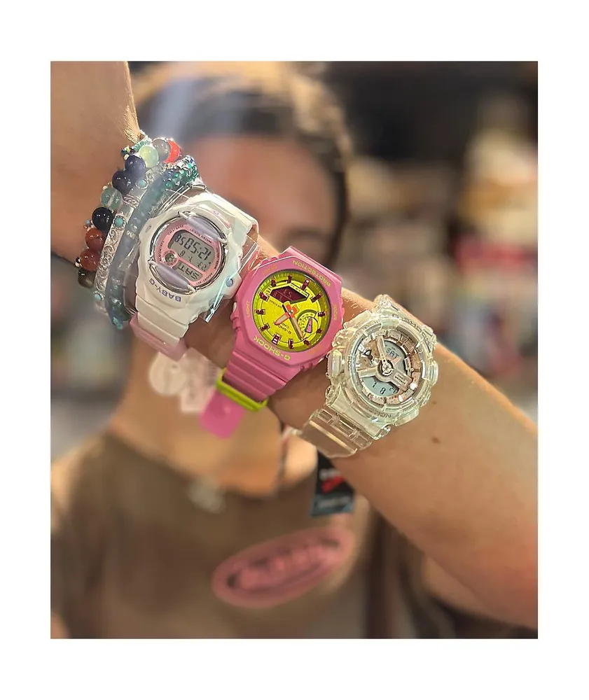 G-Shock GMAS110SR Transparent Rose Gold Watch