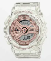 G-Shock GMAS110SR Transparent Rose Gold Watch