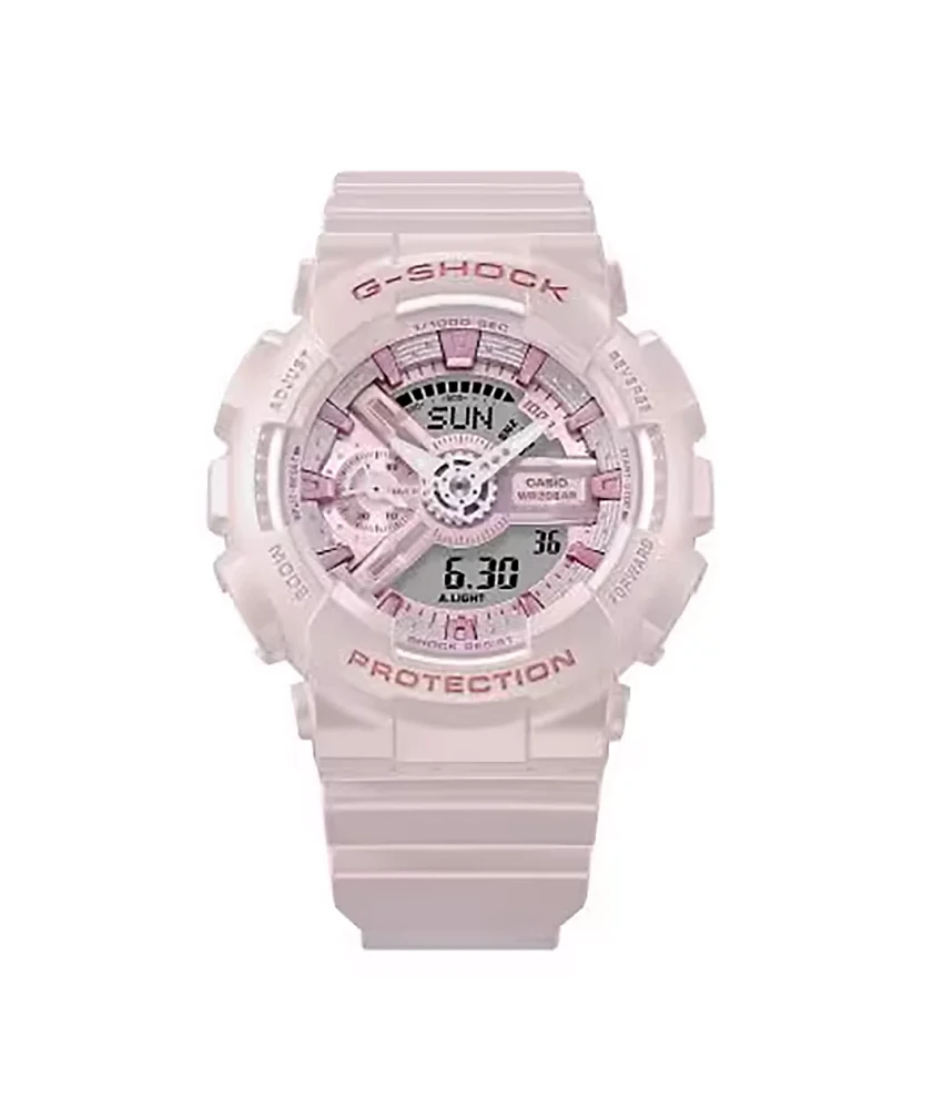 G-Shock GMAS110ST-4A Silk Pink Analog & Digital Watch