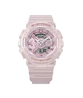 G-Shock GMAS110ST-4A Silk Pink Analog & Digital Watch