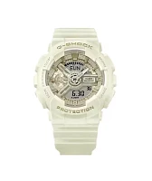 G-Shock GMAS110ST-7A Silk White & Gold Analog & Digital Watch