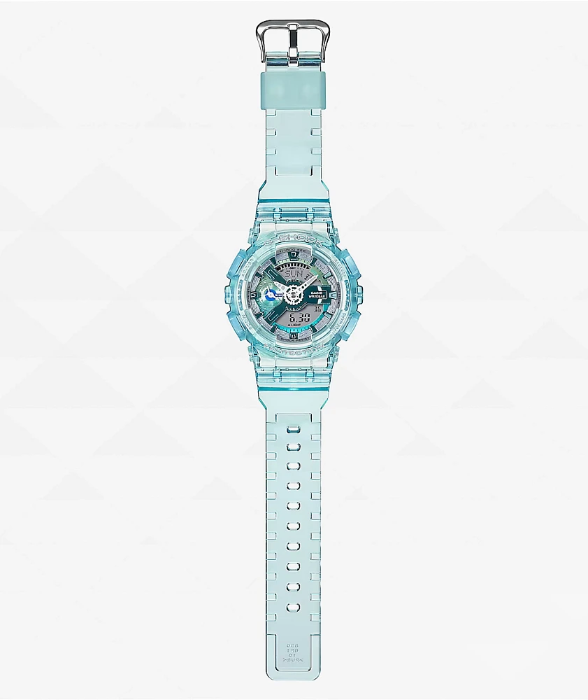 G-Shock GMAS110VW-2A Transparent & Teal Analog Watch