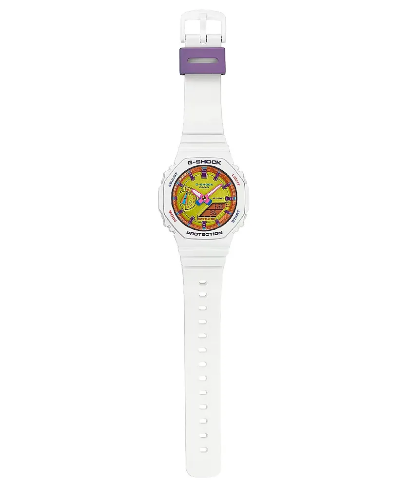 G-Shock GMAS2100 White & Multi Watch