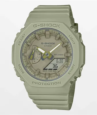 G-Shock GMAS2100BA-3A Matte Green Digital & Analog Watch