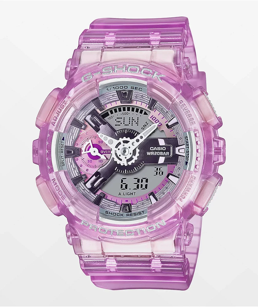 G-Shock MAS110VW-4A Transparent & Pink Analog Watch