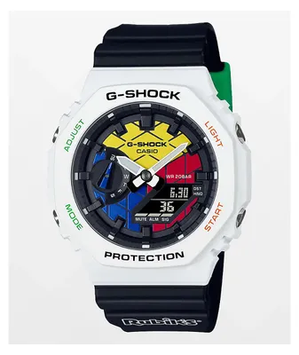 G-Shock x Rubiks GAE2100RC-1A Black & Multi Digital & Analog Watch