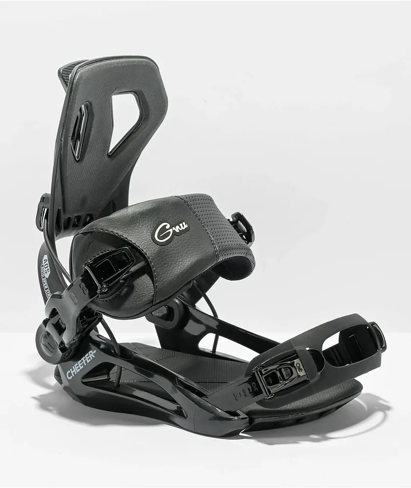 GNU Cheeter Black Snowboard Bindings