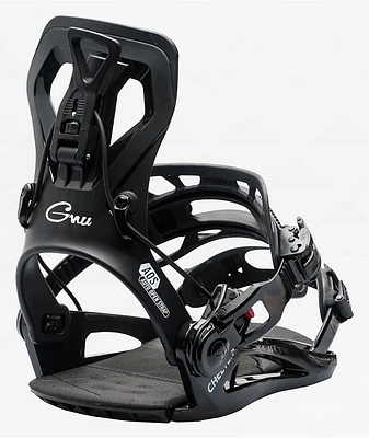 GNU Cheeter Black Snowboard Bindings 2025