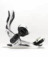 GNU Cheeter White Snowboard Bindings