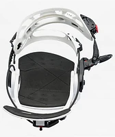 GNU Cheeter White Snowboard Bindings 2025