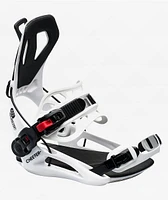 GNU Cheeter White Snowboard Bindings 2025