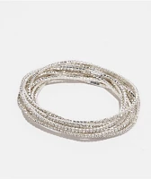 GUESS Silver Stretch Bracelet Set