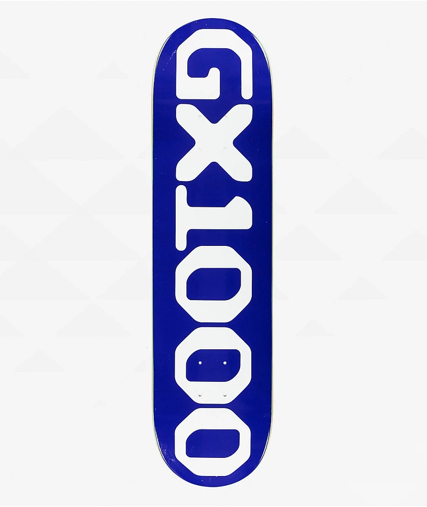 GX1000 OG Logo Blue 8.0" Skateboard Deck