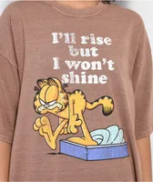 Garfield Rise & Shine Brown T-Shirt