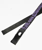 Gecko Hawaii Bootleg Black Web Belt